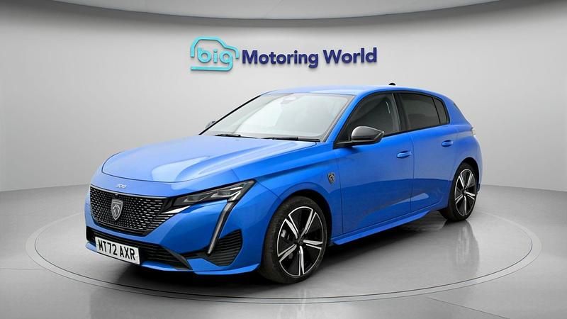 Used Peugeot 308 GT 129 HP (94 kW) 2022 Blue Hatchback