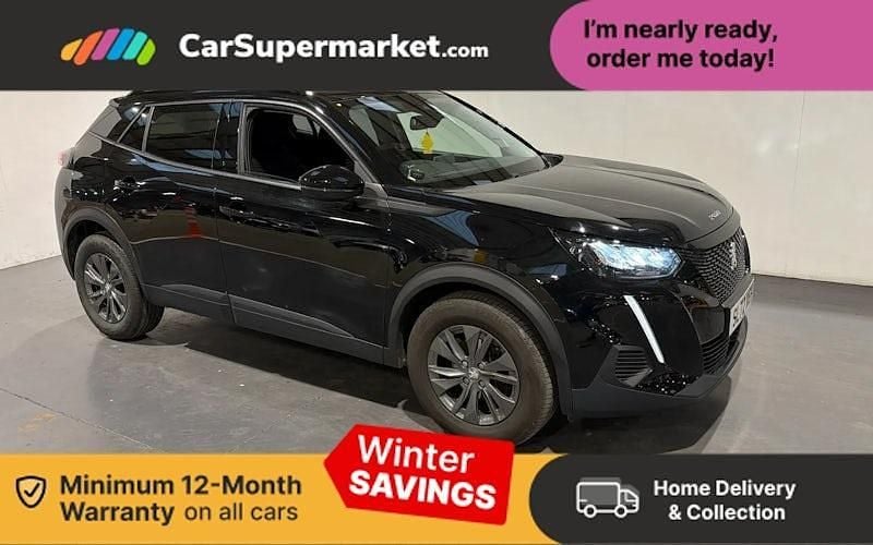 Black Used 2022 Peugeot 2008 Active+ SUV | £13,497 (Fair price) - Image 1/3