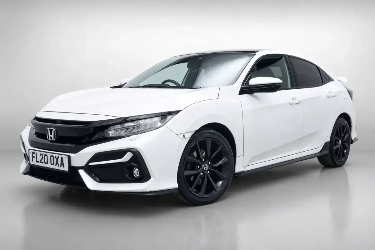 Used Honda Civic Sport 126 HP (92 kW) 2020 White Hatchback