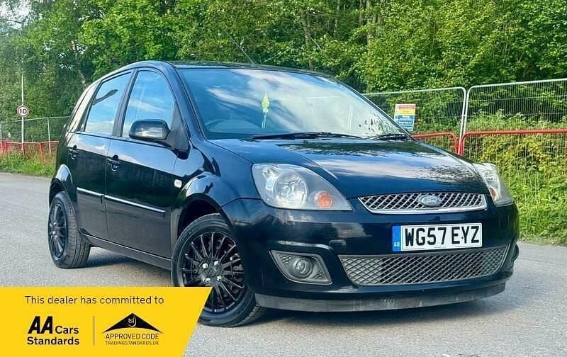 Black Used 2007 Ford Fiesta Ghia Hatchback | £2,995 (Fair price) - Image 1/4