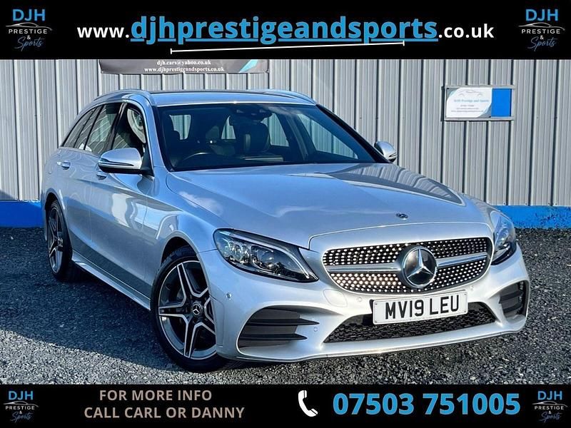 Silver Used 2019 Mercedes C200 AMG Line Premium Estate | £11,788 (Good price) - Image 1/4
