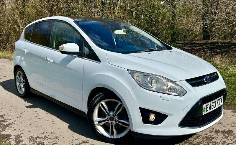 White Used 2013 Ford C-MAX Titanium X MPV | £5,870 (Expensive) - Image 1/4