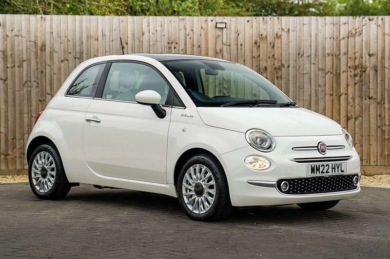 White Used 2022 Fiat 500 Dolcevita Hatchback | £9,913 (Fair price) - Image 1/4