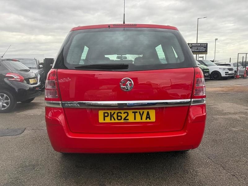Used Vauxhall Zafira 2012 Red MPV