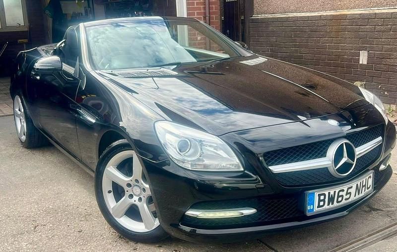 Used Mercedes SLK250 204 HP (150 kW) 2016 Black Cabriolet