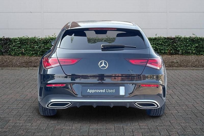 Used Mercedes CLA220 AMG Line Premium 2021 Cosmos black metallic Sedan