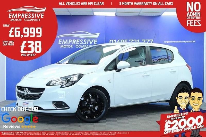 White Used 2016 Vauxhall Corsa SRi Hatchback | £7,499 (Fair price) - Image 1/4