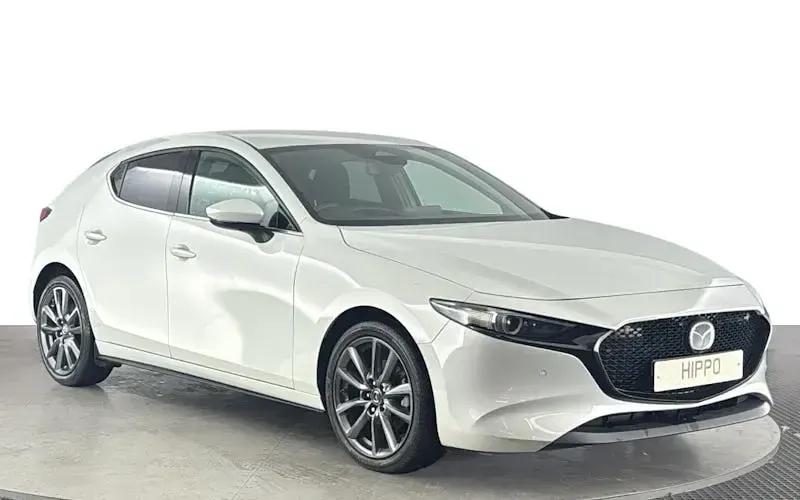 Used Mazda 3 Exclusive-Line 186 HP (136 kW) 2025 White Hatchback