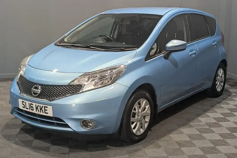Used Nissan Note Acenta 80 HP (58 kW) 2016 Blue Hatchback