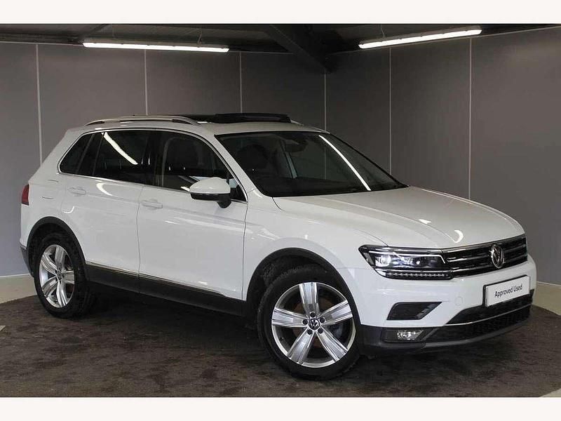 White Used 2020 VW Tiguan SEL SUV | £21,295 (Fair price) - Image 1/4