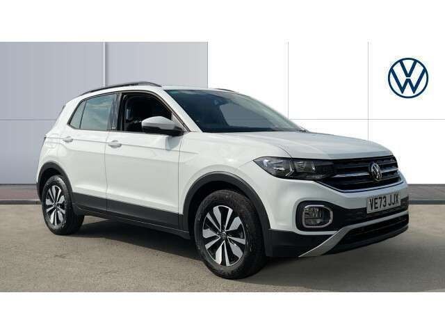 White Used 2023 VW T-Cross Move SUV | £18,743 (Good price) - Image 1/4