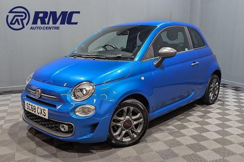 Used Fiat 500 S 69 HP (50 kW) 2019 Blue Hatchback