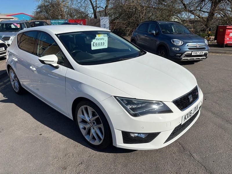 Used Seat Leon FR 150 HP (110 kW) 2016 White Hatchback