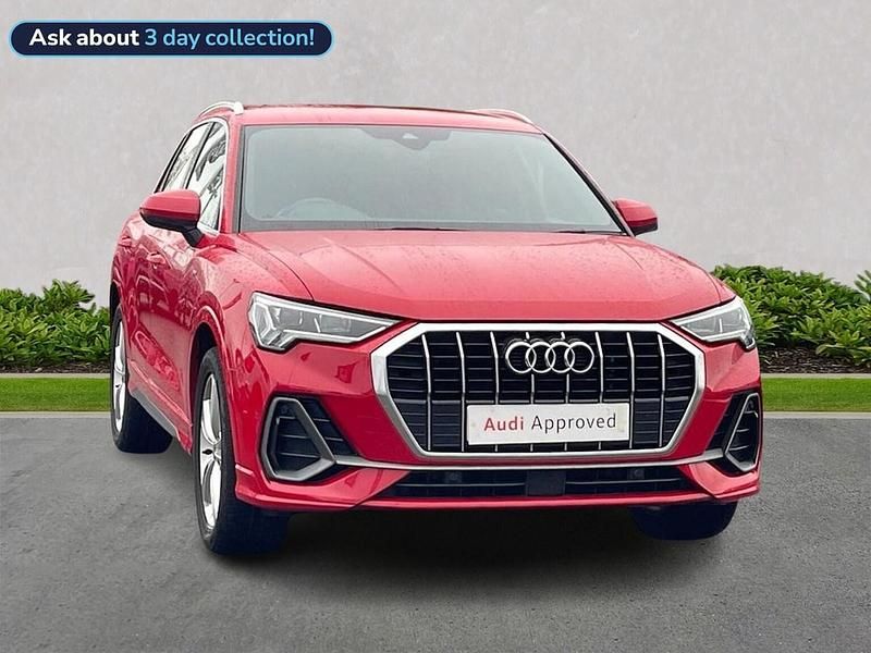 Red Used 2022 Audi Q3 S-Line SUV | £22,499 (Good price) - Image 1/2