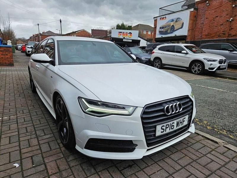 Used Audi A6 Black Edition 190 HP (139 kW) 2016 White Sedan