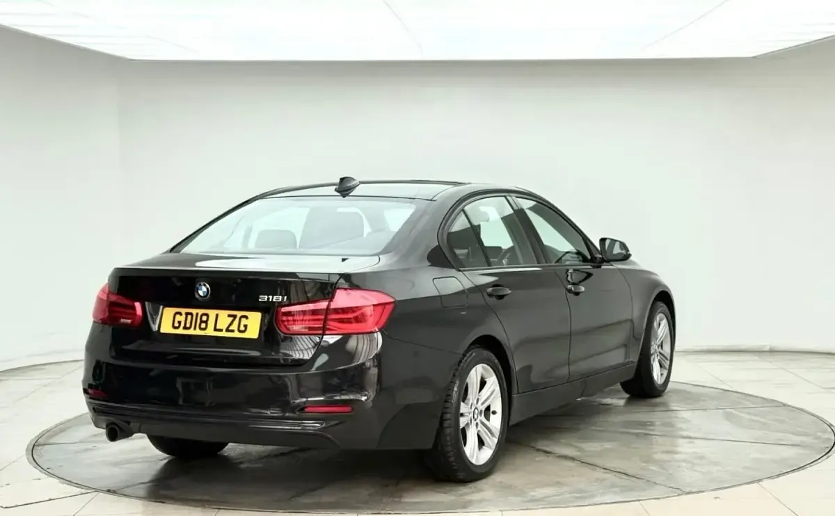Used BMW 318 Sport Line 2018 Black Sedan