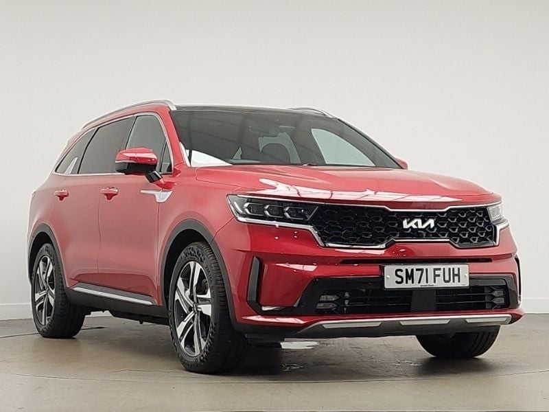 Red Used 2021 Kia Sorento 4 SUV | £34,498 (Good price) - Image 1/4