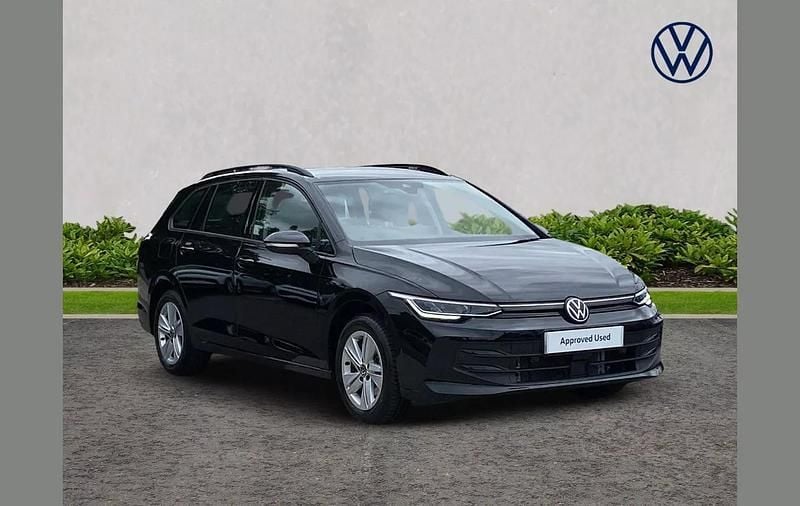Black Used 2025 VW Golf VIII Life Estate | £24,490 (A bit pricey) - Image 1/4