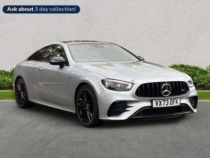 Silver Used 2023 Mercedes E53 AMG Premium Plus Coupe | £50,999 (Fair price) - Image 1/4