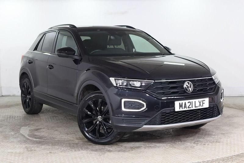 Used VW T-Roc Black Edition 150 HP (110 kW) 2021 Black SUV