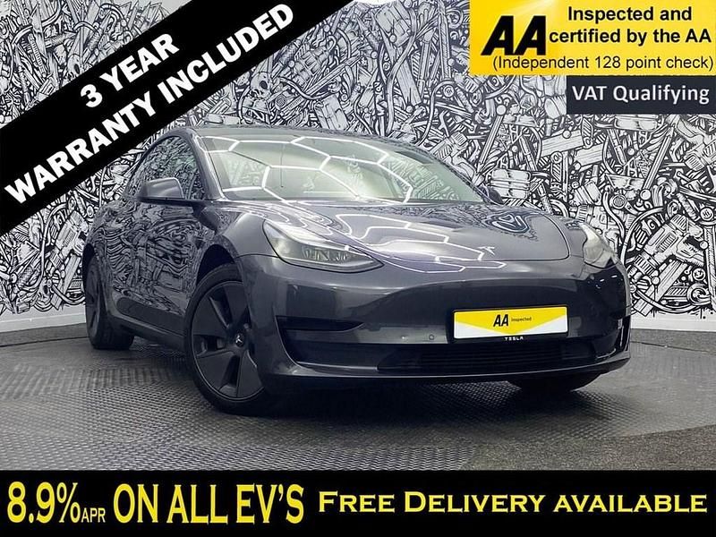 Grey Used 2021 Tesla Model 3 Long Range AWD Sedan | £18,995 (Fair price) - Image 1/2