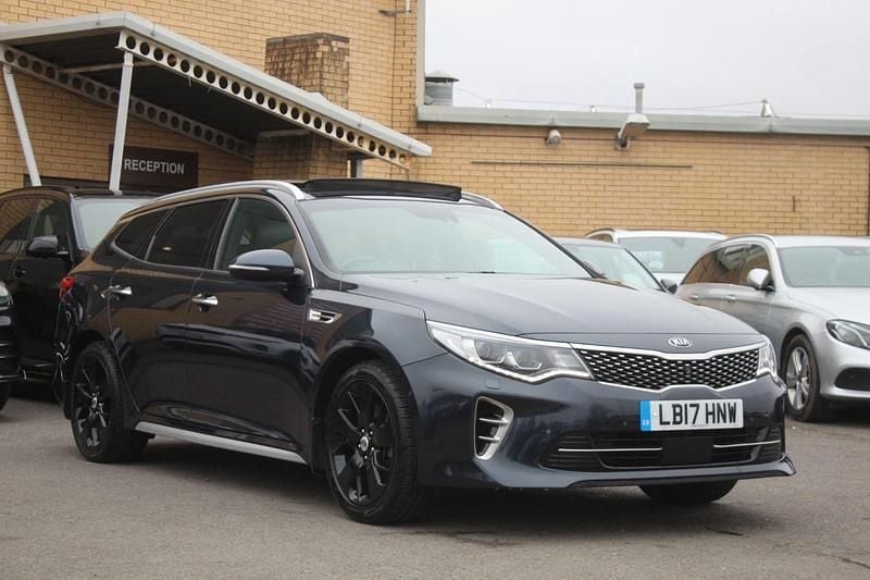Blue Used 2017 Kia Optima GT-Line S Estate | £11,385 (Fair price) - Image 1/4