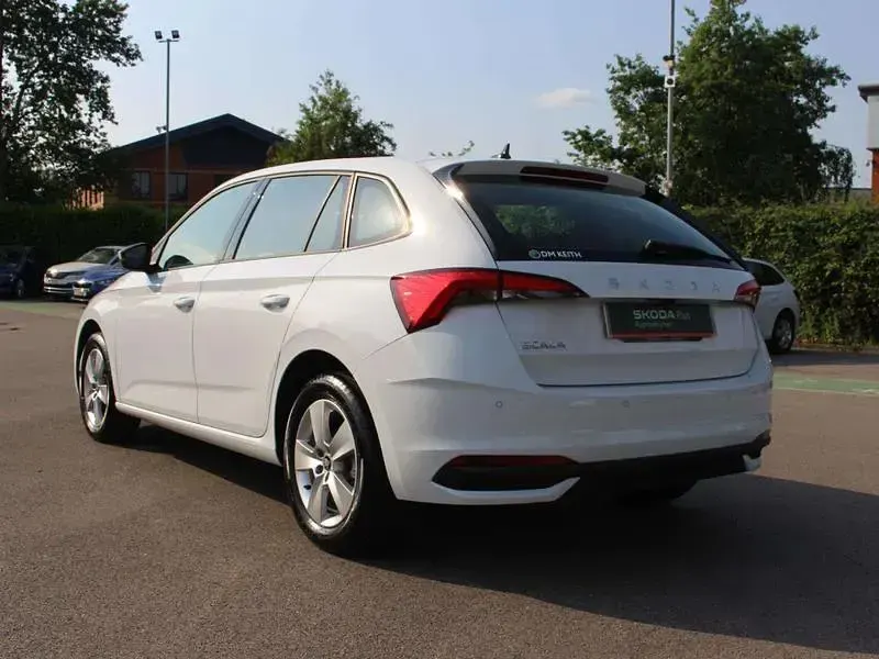 Used Skoda Scala SE 2025 White Hatchback