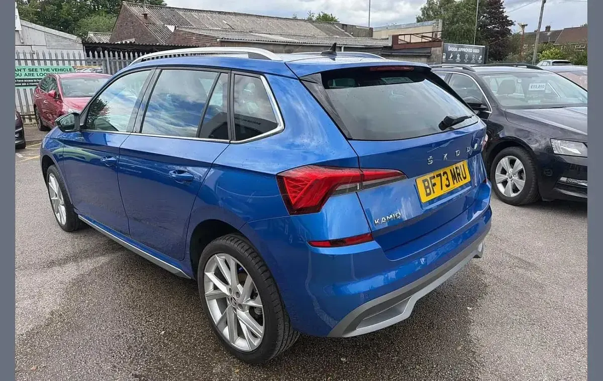 Used Skoda Kamiq SE L Executive 115 HP (84 kW) 2023 Blue SUV