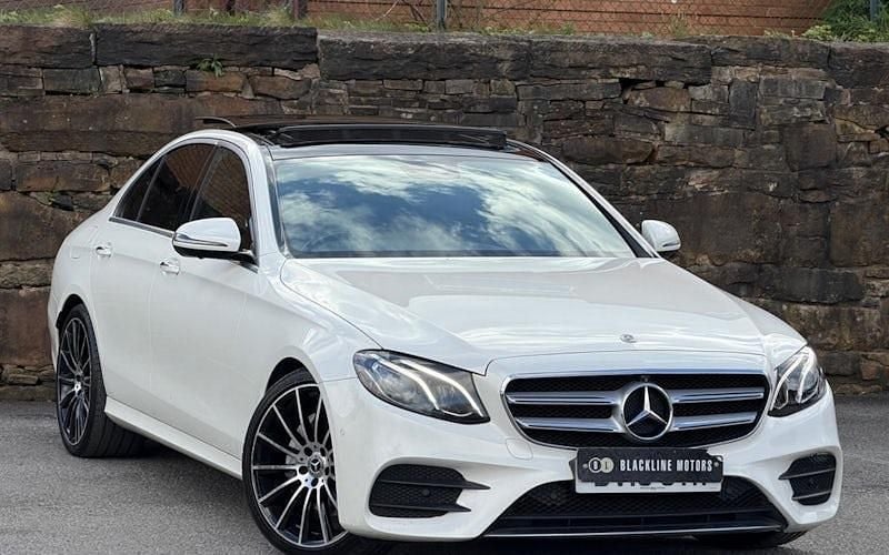 Used Mercedes E350 AMG Line Premium 258 HP (189 kW) 2018 White Sedan