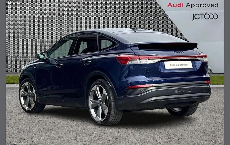 Used Audi Q4 Sportback e-tron Black Edition 206 kW (281 HP) 2025 Blue SUV