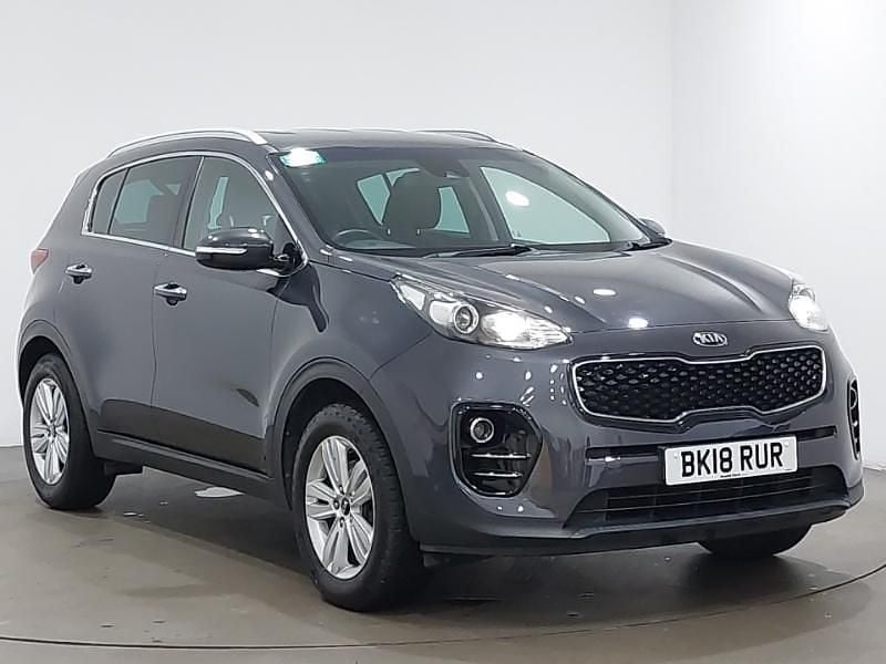 Silver Used 2018 Kia Sportage 2 SUV | £10,998 (Fair price) - Image 1/4