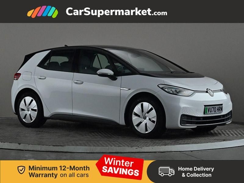 White Used 2020 VW ID.3 Pro Performance Hatchback | £14,197 (Fair price) - Image 1/3