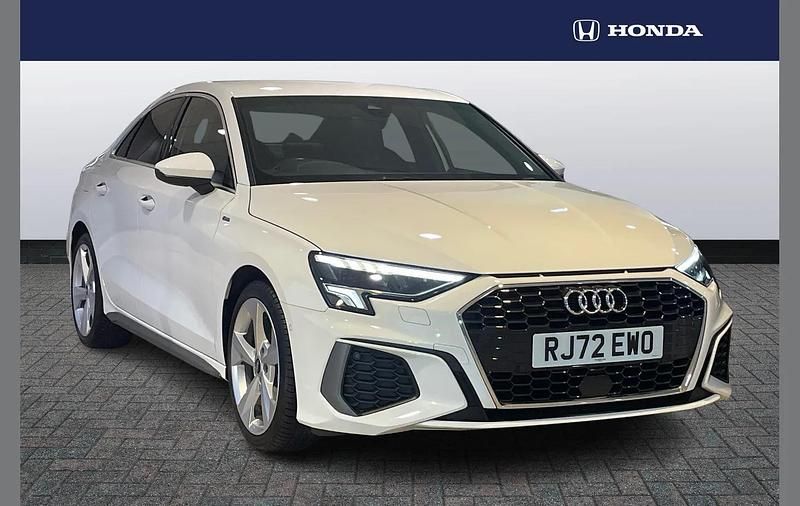 Used Audi A3 S-Line 108 HP (79 kW) 2022 White Sedan