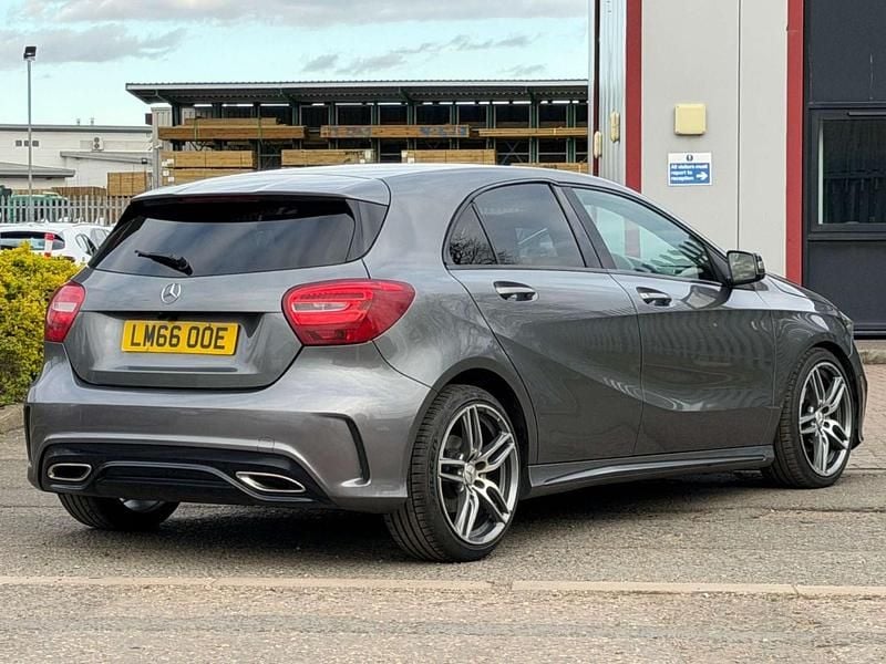 Used Mercedes A180 AMG line 109 HP (80 kW) 2016 Grey Hatchback
