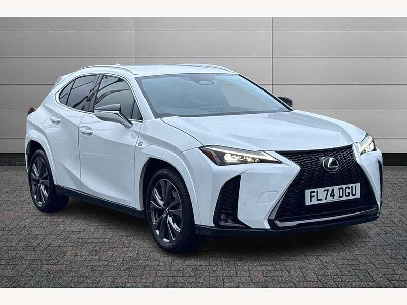 F sport white Used 2024 Lexus UX 300h Sport Line SUV | £34,291 (Good price) - Image 1/4