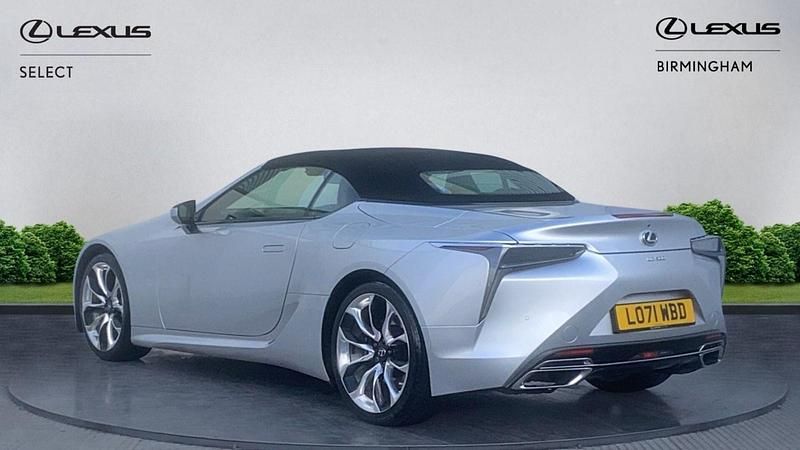 Used Lexus LC 500 Sport Line 464 HP (341 kW) 2022 Silver Cabriolet