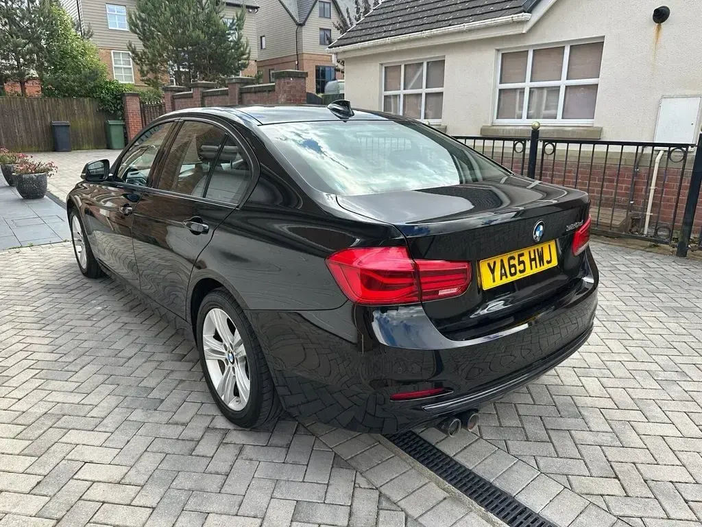 Used BMW 320 Sport Line 2015 Black Sedan