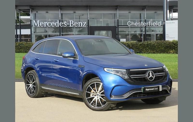 Used Mercedes EQC400 AMG line 300 kW (408 HP) 2023 Blue SUV