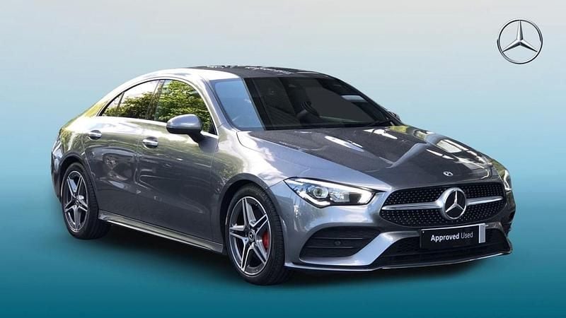 Grey Used 2022 Mercedes CLA220 AMG Line Premium Sedan | £21,995 (Fair price) - Image 1/4