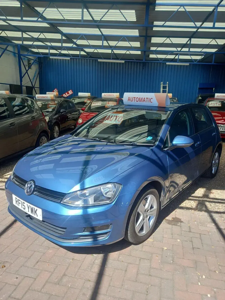 Used VW Golf VII Match 2015 Blue Hatchback