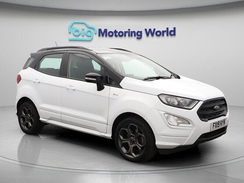 White Used 2019 Ford Ecosport ST-Line SUV | £11,600 (Good price) - Image 1/4