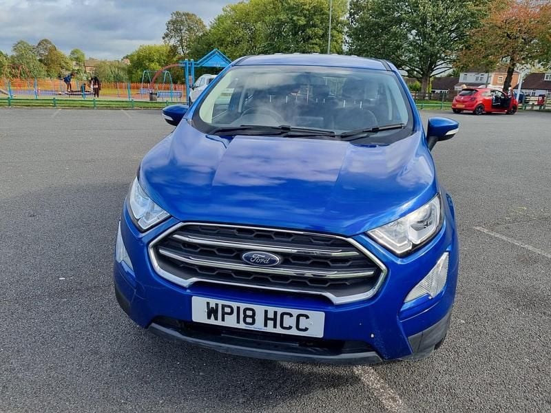 Blue Used 2018 Ford Ecosport Zetec SUV | £7,650 (Good price) - Image 1/4