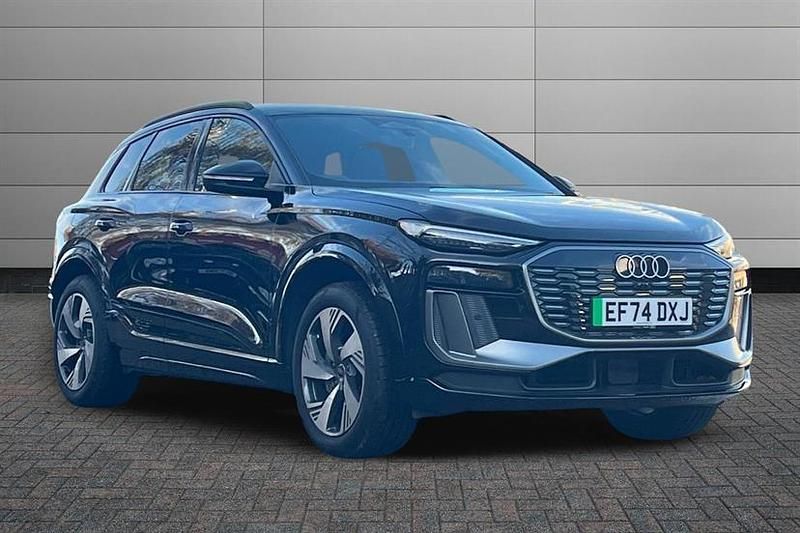 Black Used 2024 Audi Q6 e-tron S-Line SUV | £47,000 - Image 1/4