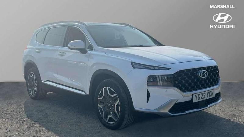 White Used 2022 Hyundai Santa Fe Ultimate SUV | £27,891 (Fair price) - Image 1/4