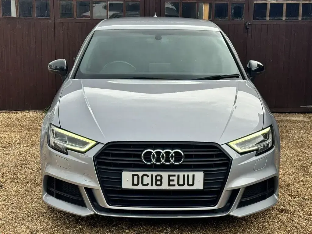 Used Audi A3 Sportback Black Edition 150 HP (110 kW) 2018 Silver Hatchback