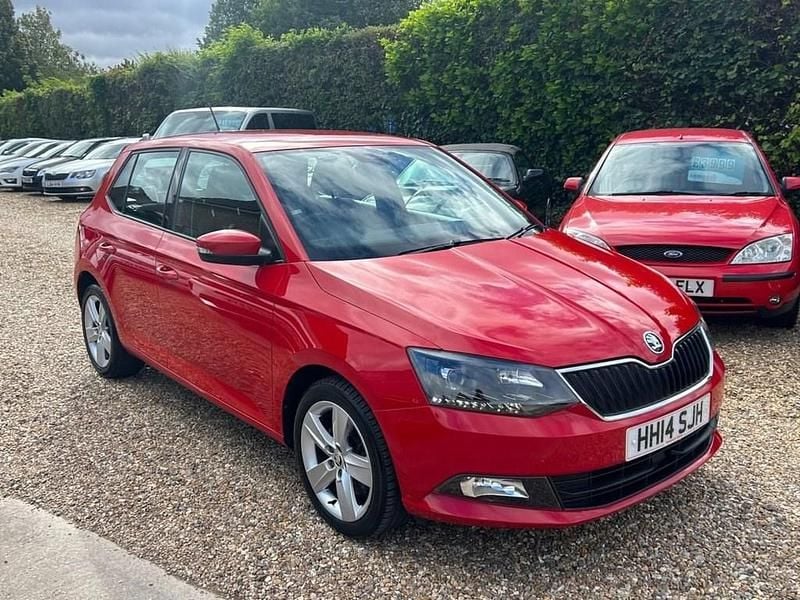 Red Used 2018 Skoda Fabia SE L Hatchback | £9,499 (Good price) - Image 1/4