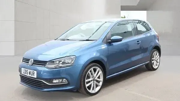 Used VW Polo SEL 2015 Blue Hatchback