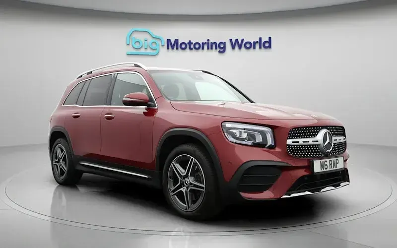 Used Mercedes GLB200 AMG line 163 HP (119 kW) 2022 Red SUV