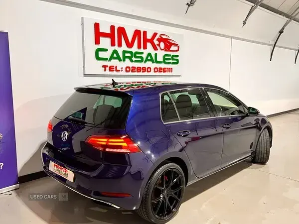 Used VW Golf VII Match 115 HP (84 kW) 2019 Blue Hatchback