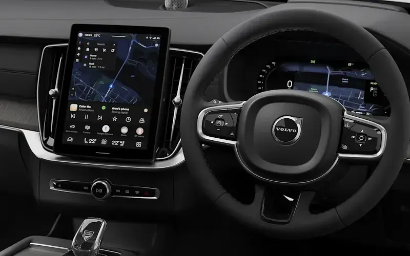 New Volvo XC90 Ultra 455 HP (334 kW) 2025 Aurora silver SUV